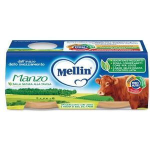 Mellin OMOGENEIZZATO Di Manzo 2 X 80 G