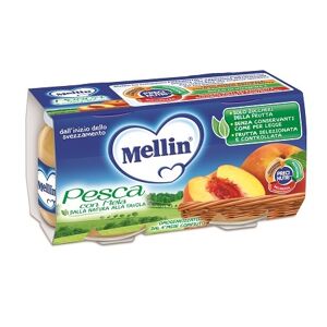 Mellin Omogeneizzato Pesca Mela 2 X 100G