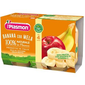 Plasmon Omogeneizzato Banana E Mela 2X104 G