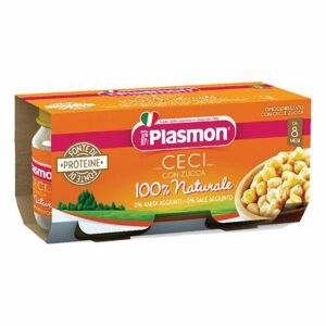 Plasmon Omogeneizzati Ceci/Zucca 2X80 g