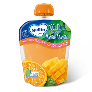 Danone Nutricia Spa Soc.ben. Mellin 100% Arancia Mango 90g