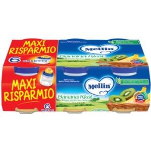 Mellin OMOGENEIZZATO Banana/Kiwi 6X100G