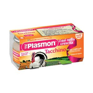 PLASMON Omogeneizzato Tacchino 2x80 g