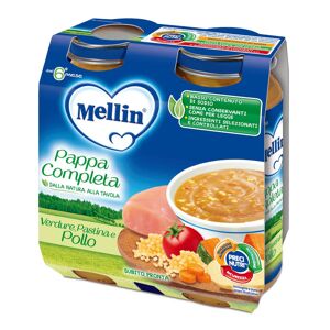 Mellin Pappa Completa Pollo 2 Vasetti 250 g