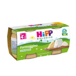 HIPP Bio Omogeneizzato Formaggino Ai Tre Formaggi 2x80g