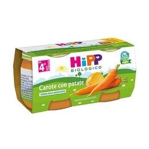 hipp omogeneizzato carote con patate biologico 2x 80 g