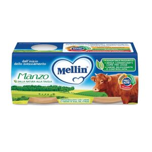 Mellin Omogeneizzato Manzo 2 Vasetti 80 g