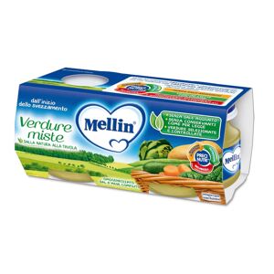 Mellin Omogeneizzato Verdure Miste 2 Vasetti 80 g