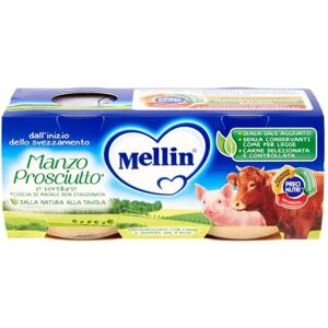 Mellin Manzo Prosciutto Con Verdure 2x 80 g