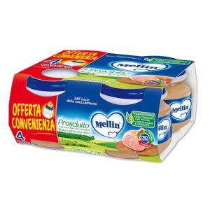 Mellin Omogeneizzato Prosciutto 4 Vasetti 80 g