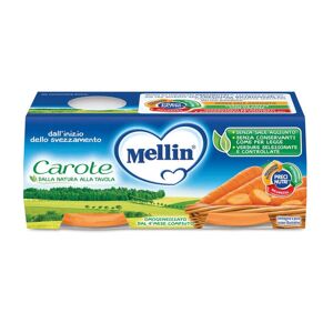 Mellin Omogeneizzato Carote 2 Vasetti 80 g