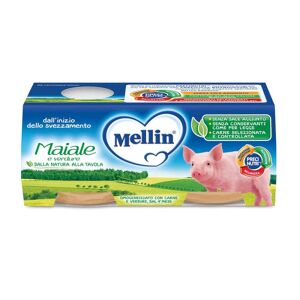 Mellin Omogeneizzato Di Maiale Con Verdure 2 Vasetti 80 g