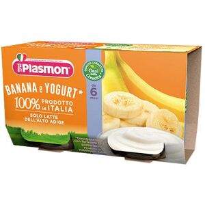 PLASMON Banana e Yogurt Merenda 2 x 120 g