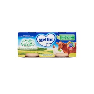 Mellin Omogeneizzato Pollo Vitello Verdure 2x80 g