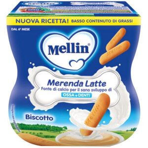 Mellin Merenda Latte E Biscotto 2 x 100 g