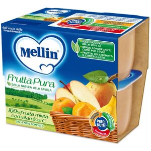 Danone Nutricia Spa Soc.Ben. Mellin Frutta Pura Mist 4x100g