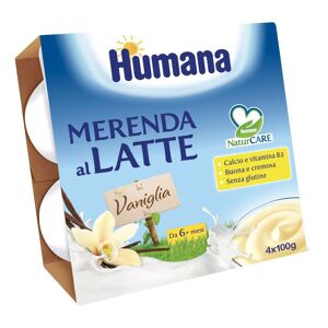 Humana Italia Spa Humana Merenda Vaniglia 4x100g