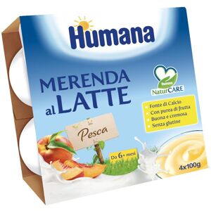 Humana Italia Spa Humana Merenda Pesca 4x100g