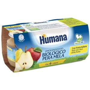 Humana Italia Spa Humana Omog Me/pera Bio 2x100g