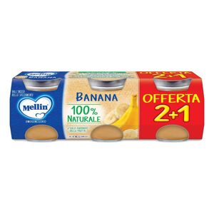 Danone Nutricia Spa Soc.Ben. Mellin Omog Banana 3pz 100g