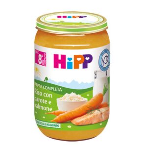 Hipp italia srl Hipp Riso Carote/salmone 220g