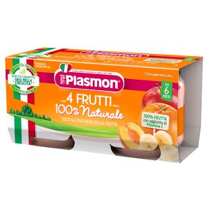 Plasmon (heinz italia spa) Plasmon Omog 4 Frutti 2x80g