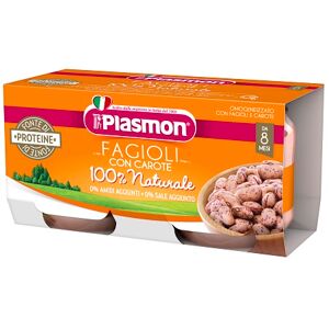 Plasmon (heinz italia spa) Omo Pl.Fagioli/carote 2x80g