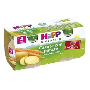HIPP ITALIA Srl OMO HIPP Bio Carota+Pat.2x80g