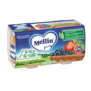 DANONE NUTRICIA SpA SOC.BEN. OMO MELLIN Mela+Mirtillo2x100g