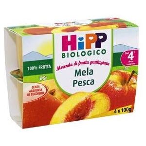 HIPP ITALIA Srl HIPP Bio Mer.Mela/Pesca 4x100g