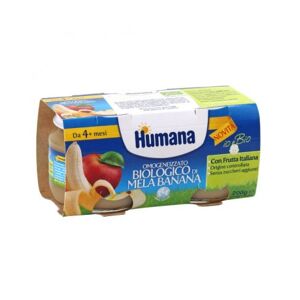 HUMANA ITALIA SpA OMO HUMANA Mela-Banana  2x100g