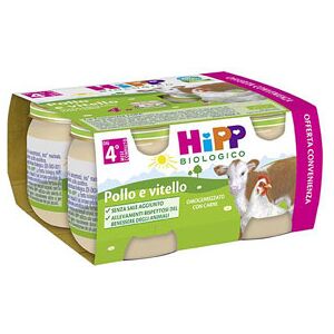 HIPP ITALIA Srl OMO HIPP Bio Pollo/Vit.4x80g