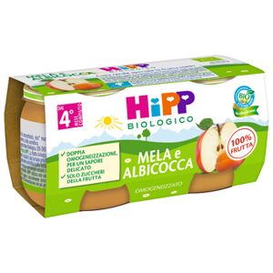 HIPP ITALIA Srl OMO HIPP Bio Albic/Mela 2x80g