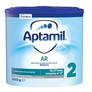 Danone Nutricia Spa Soc.Ben. Aptamil AR 2 Polvere 400g 6 Mesi+ - Formula Anti-Reflusso per Bambini in Crescita