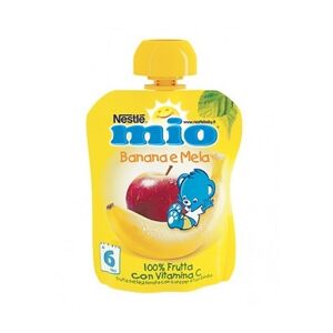 Nestle' Italiana Spa Nestlé Mio Frutta Grattugiata Banana e Mela 90ml - Alimento per Bambini Ricco di Vitamine