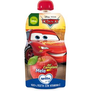 Danone Nutricia Spa Soc.Ben. Mellin Pouch Merenda Disney Cars Mela - 110g, Merenda alla Mela con Vitamina C