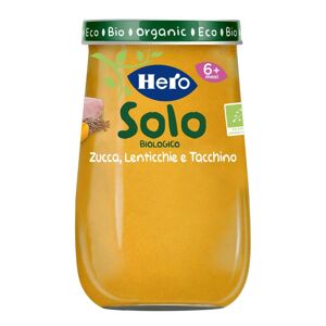 Fater Spa Solo Omogeneizato Zucca Lenticchie e Tacchino Hero 190G