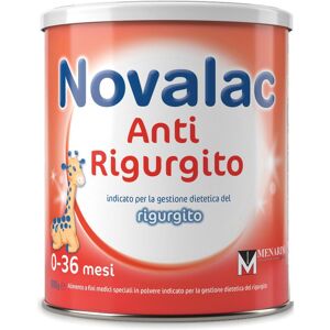 A.Menarini Ind.Farm.Riun.Srl Novalac Anti Rigurgito 800g - Alimento Medico Speciale per Bambini con Problemi di Rigurgito