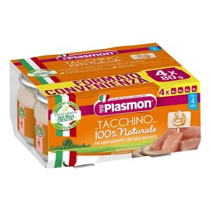 PLASMON (HEINZ ITALIA SpA) Plasmon Omogeneizzato Tacchino 4 X 80 G Con Gift