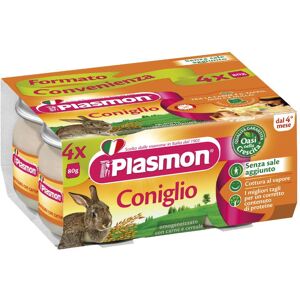 PLASMON (HEINZ ITALIA SpA) Plasmon Omogeneizzato Coniglio 4 X 80 G