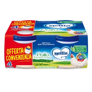 DANONE NUTRICIA SpA SOC.BEN. Mellin Omogeneizzato Pollo 4x80 G