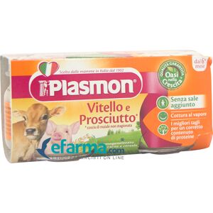 Plasmon Omogenizzato Vitello e Prosciutto 2 Vasetti da 80 g