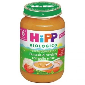 Hipp Fantasia Di Verdure Pappina Pronta con Pollo e Riso 190 g