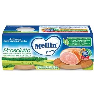 Mellin Omogeneizzato Di Prosciutto 2x120 g