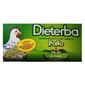 Dieterba Omogenizzato Pollo 3 Vasetti da 80 g