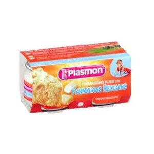 Plasmon Omogeneizzato Formaggino e Parmiggiano 2 vasetti da 80 g