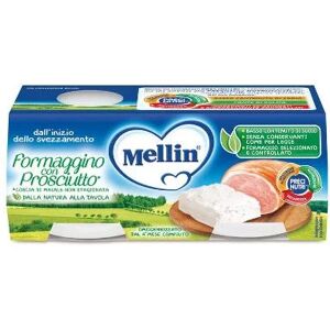 Mellin Omogeneizzato Formaggino E Prosciutto 2 x 80 g