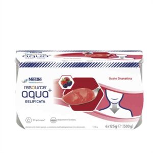 Nestlè Linea Alimentazione Speciale Resource Aqua + gelificata 4 vasetti 125 g