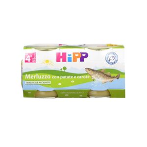 HIPP Merluzzo Con Patate E Carote 2 Vasetti Da 80 Grammi