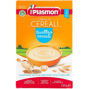 PLASMON Crema Di Cereali Quattro Cereali Da 4 Mesi 230 Grammi